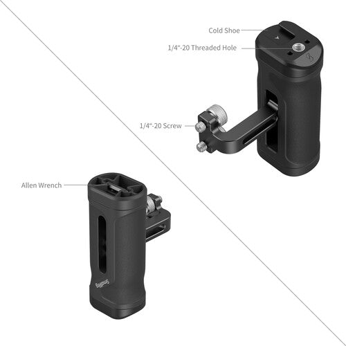 SmallRig Lightweight Mini Side Handle with Dual 1/4 SmallRig Lightweight Mini Side Handle with Dual 1/4